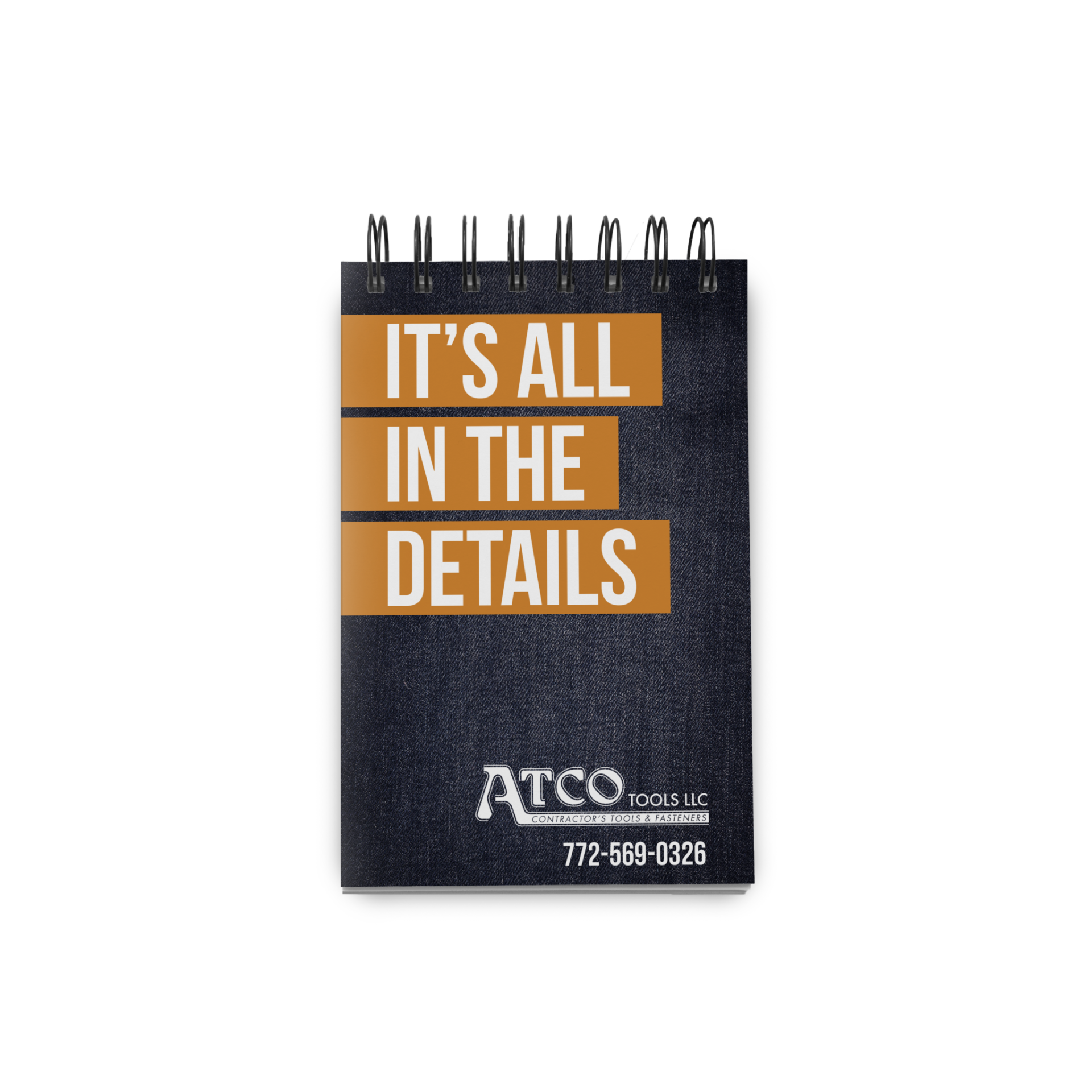 A notepad design for Atco Tools by Ironside's award winning graphic designers